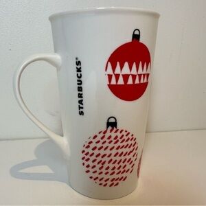 Starbuks 2016 Holiday ornaments mug 18 oz